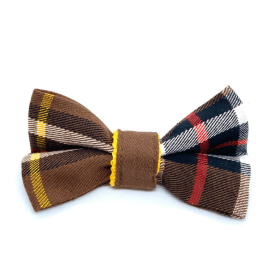 Medallion dog bow tie