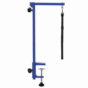 ME Foldable Grooming Arm w/ Al Clamp (Color: Blue, size: )