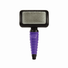 MG Ergonomic Slicker Brush (Color: Purple, size: medium)