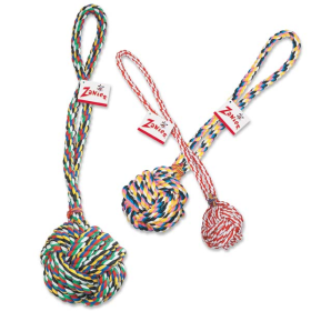 ZA Monkeys Fist Knot Rope (Color: multi, size: 17in)