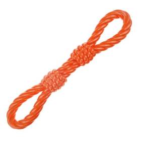IF TPR Double Fist Tug (Color: Orange, size: )