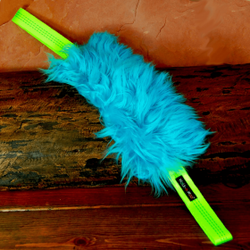 Walk-e-Woo TugGRRR Toys (Color: Blue Fur, size: )