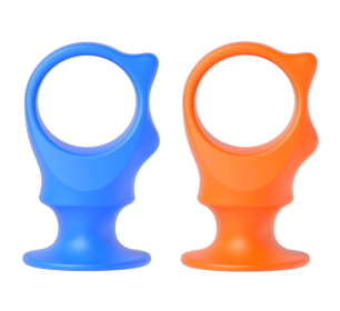BrushMate Biteblock (Color: Orange, size: medium)