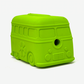 MKB Surf's Up! Retro Van  Durable Chew Toy & Treat Dispenser (Color: Green, size: )