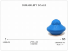 SN Flying Saucer Durable Rubber Chew Toy & Treat Dispenser