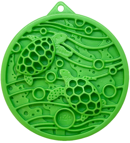 Nylon eCoin Durable Enrichment Snacking Coin (Color: Green, size: )
