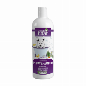 All-Natural Dog Shampoo (5 Treatment Options Available) (Color: Purple, Option: Purified water, coconut based cleanser, organic aloe vera extract, carrot seed extract, organic chamomile extract, mineral salt, baby powder scent., size: 16 oz)