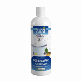 All-Natural Dog Shampoo (5 Treatment Options Available) (Color: Blue, Option: purified water, coconut-based cleanser, organic aloe vera extract, grape seed extract, frankincense essential oil. cedarwood essential oil, mineral salt. S. Caution, size: 16 oz)