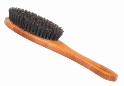 Bass Brushes- Shine & Condition Pet Brush (Color: Dark Bamboo1, Option: Wild Boar Bristle, Bamboo, size: Full)