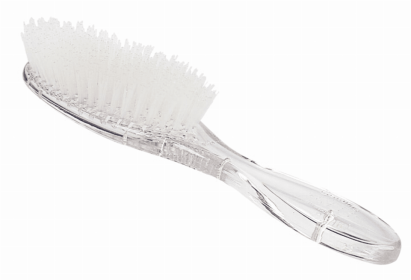 Bass Brushes- The Mane & Tail Oval Shape (Color: Crystal Clear, Option: Nylon, Acrylic, size: Full)