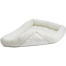 MidWest Quiet Time Fleece Bolster Bed for Dogs - Small - 1 count (size: small)