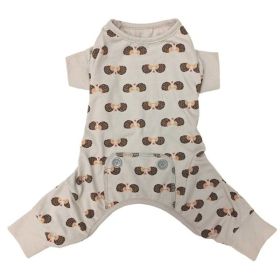 Fashion Pet Hedgehog Dog Pajamas Gray - Small (size: small)