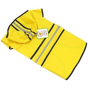 Fashion Pet Rainy Day Dog Slicker - Yellow (size: small)
